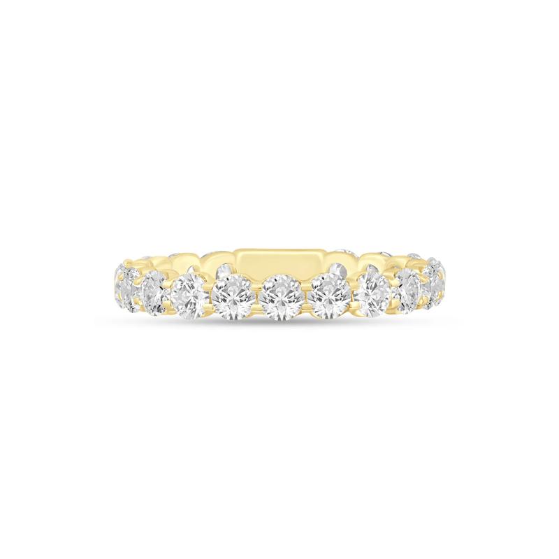 Round-Cut Sizeable Diamond Eternity Band in 14K Yellow Gold &#40;2 ct. tw.&#41; – Image 1 of 3