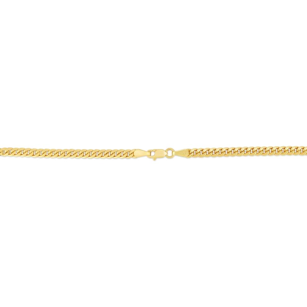 Miami Cuban Link Chain in 14K Yellow Gold, 20" – Image 2 of 2