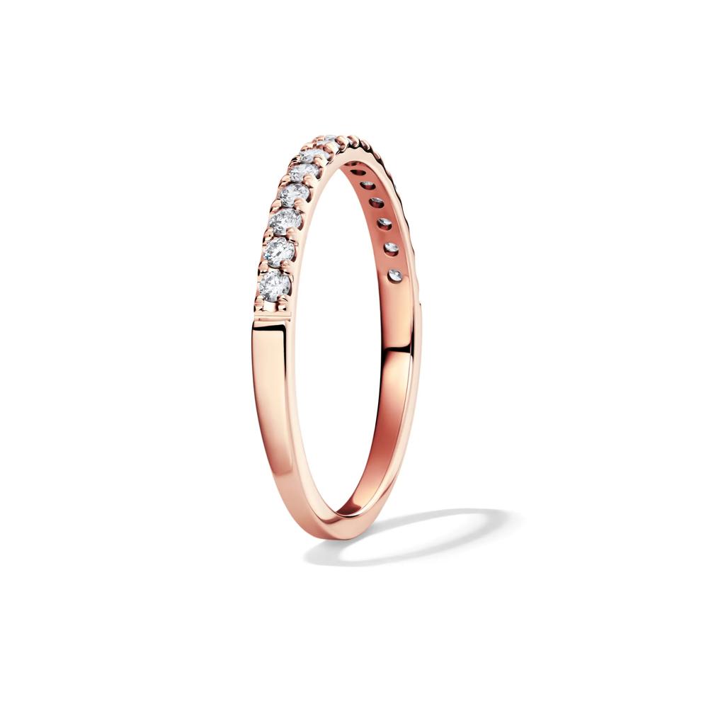 Diamond Anniversary Band in 14K Rose Gold (1/4 ct. tw.) – Image 3 of 4