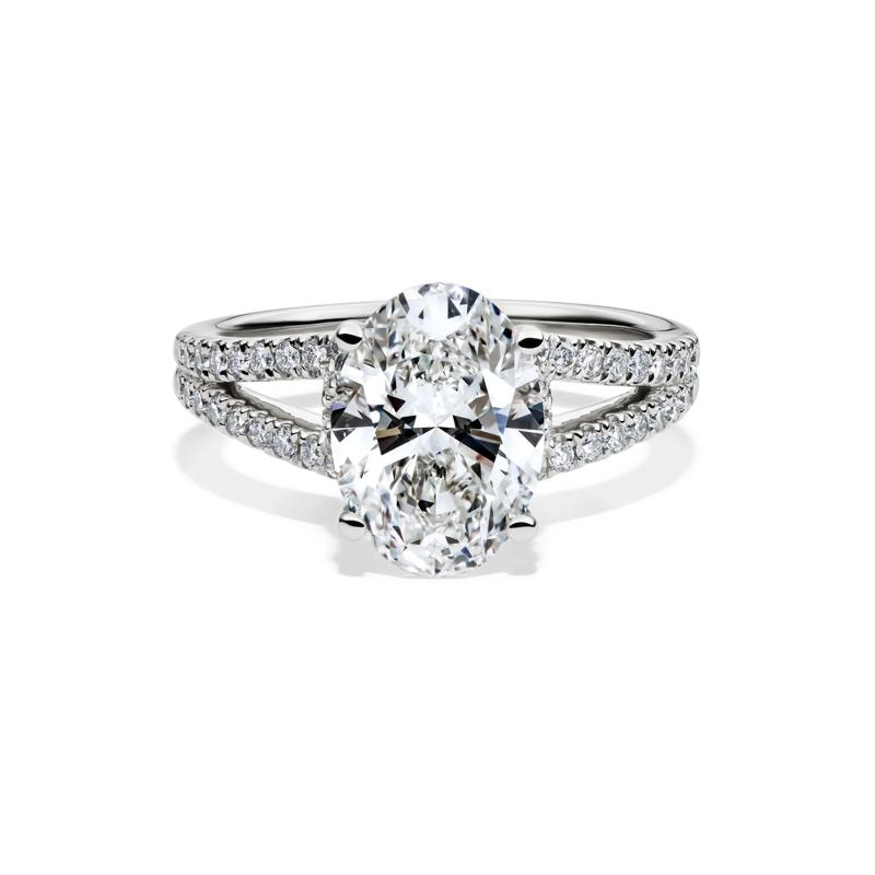 Georgia Lab Grown Diamond Engagement Ring in Platinum &#40;3 1/2 ct. tw.&#41; – Image 1 of 5