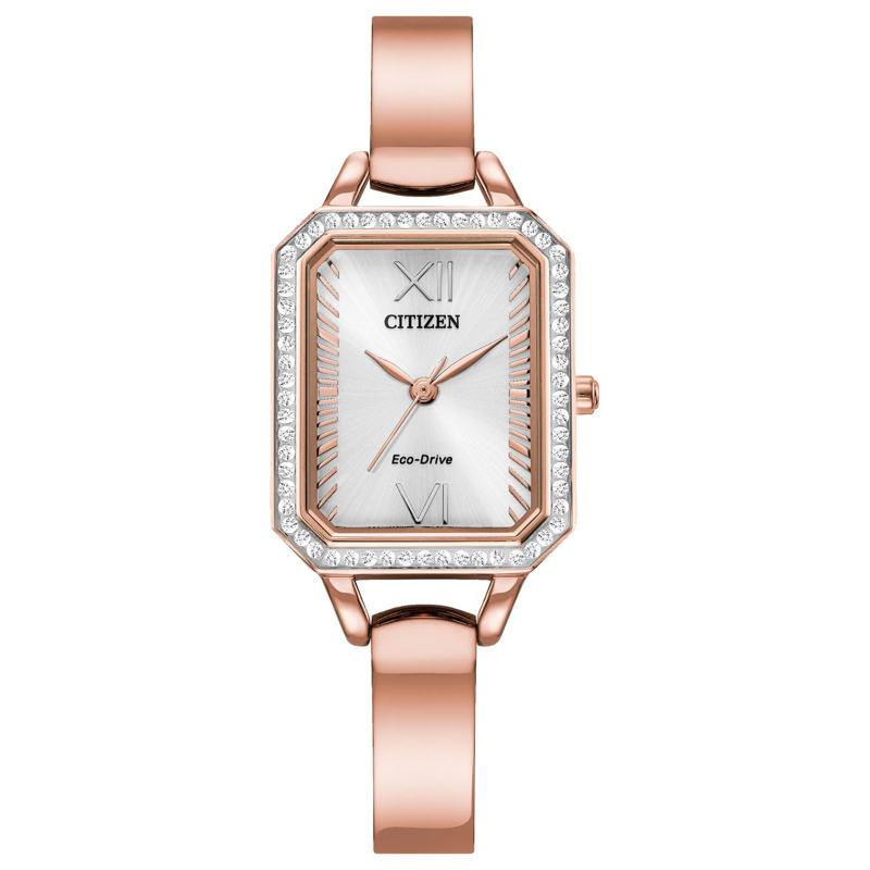 Ladies' Watch With Silver Dial and Rose-Gold Tone Stainless Steel Bracelet – Image 1 of 2