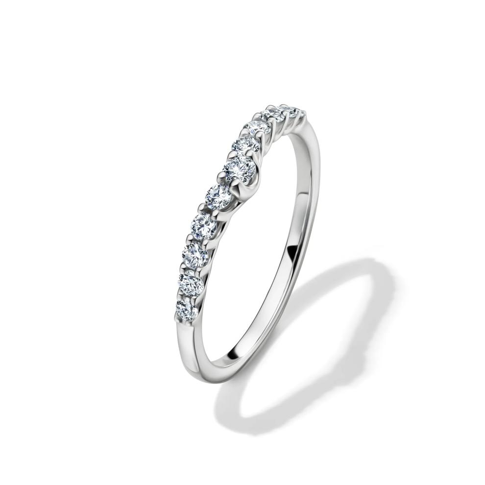 Lab Grown Diamond Chevron Band in Platinum (1/3 ct. tw.) – Image 4 of 4
