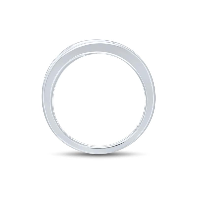 Princess-Cut Diamond Double Row Band in 10K White Gold &#40;1 1/2 ct. tw.&#41; – Image 2 of 3