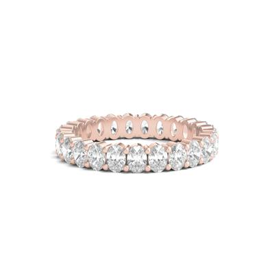 Lab Grown Oval Diamond Eternity Band in 14K Rose Gold (2 ct. tw.)