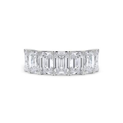 Lab Grown Diamond Emerald-Cut Anniversary Band in 14K White Gold (6 ct. tw.)