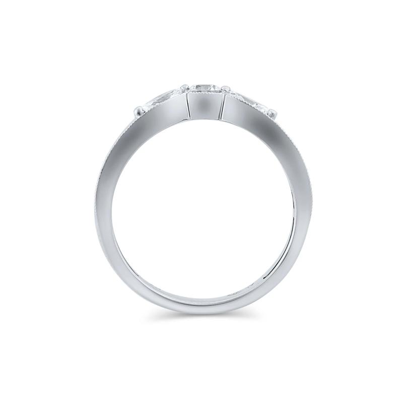 Lab Grown Diamond Contour Band in 14K White Gold &#40;1/2 ct. tw.&#41; – Image 2 of 3