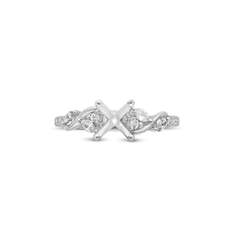 1/3 ct. tw. Diamond Semi-Mount Engagement Ring in 14K Gold (Setting Only) – Image 2 of 6