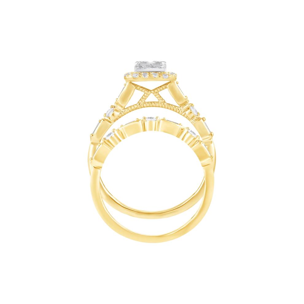 Diamond Composite Bridal Set in 10K Yellow Gold (5/8 ct. tw.) – Image 2 of 3