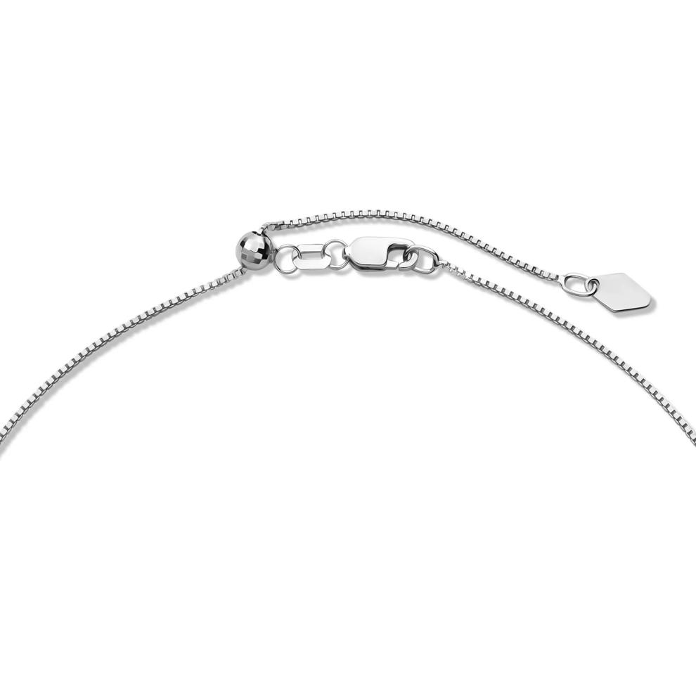 Box Chain in 14K White Gold, .85MM – Image 3 of 5