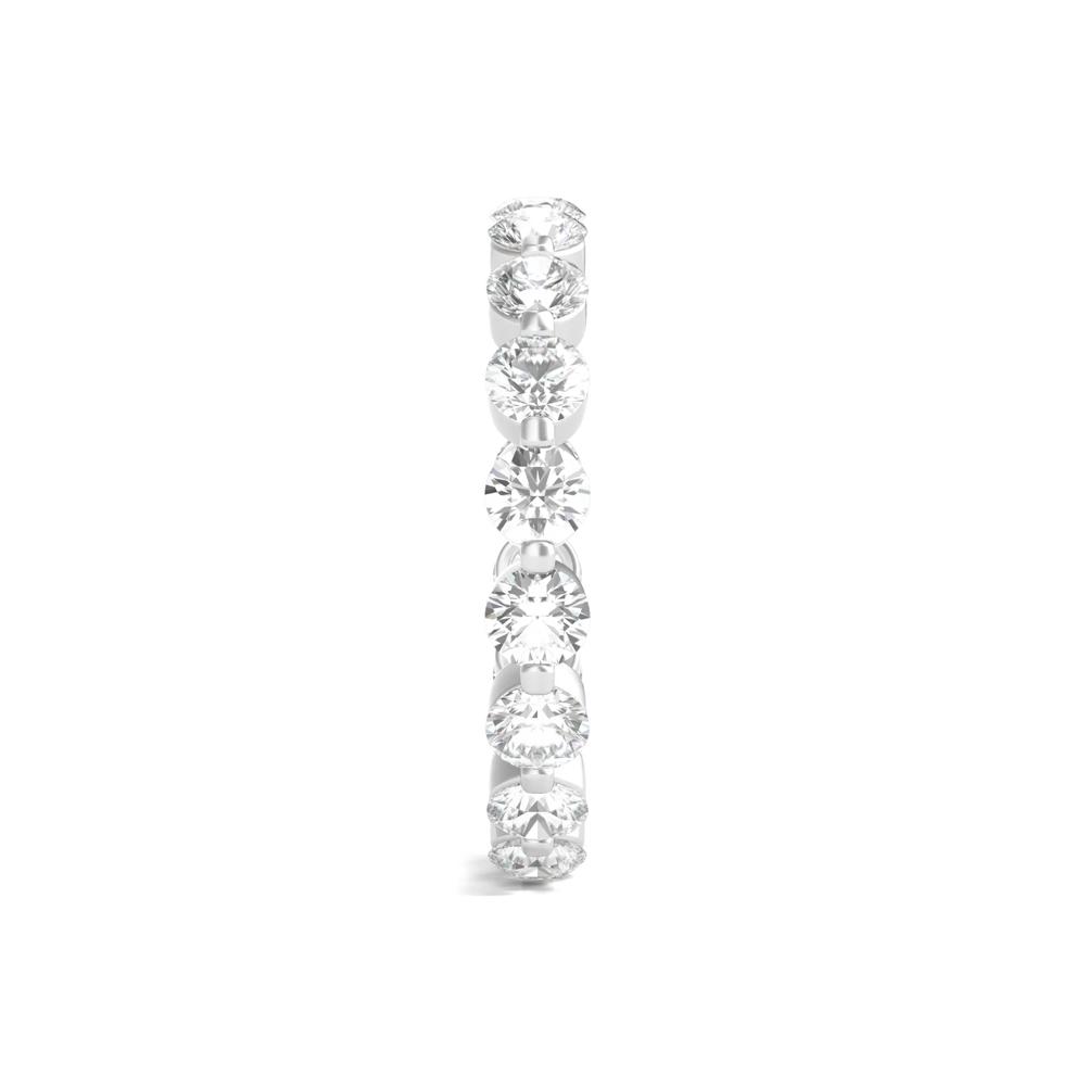 Round-Cut Diamond Shared Prong Eternity Band in Platinum (2 ct. tw.) – Image 3 of 3