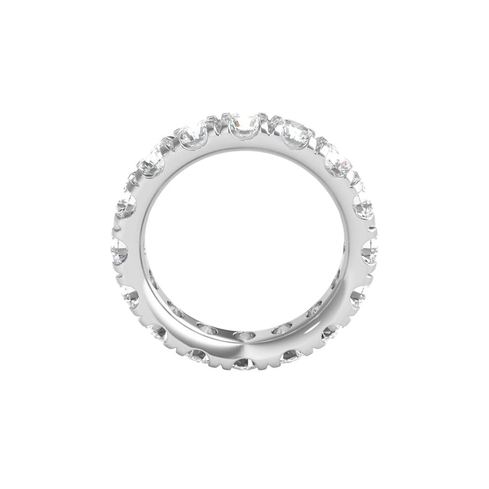 Lab Grown Diamond Comfort Fit Eternity Band in Platinum (5 ct. tw.)  – Image 2 of 3