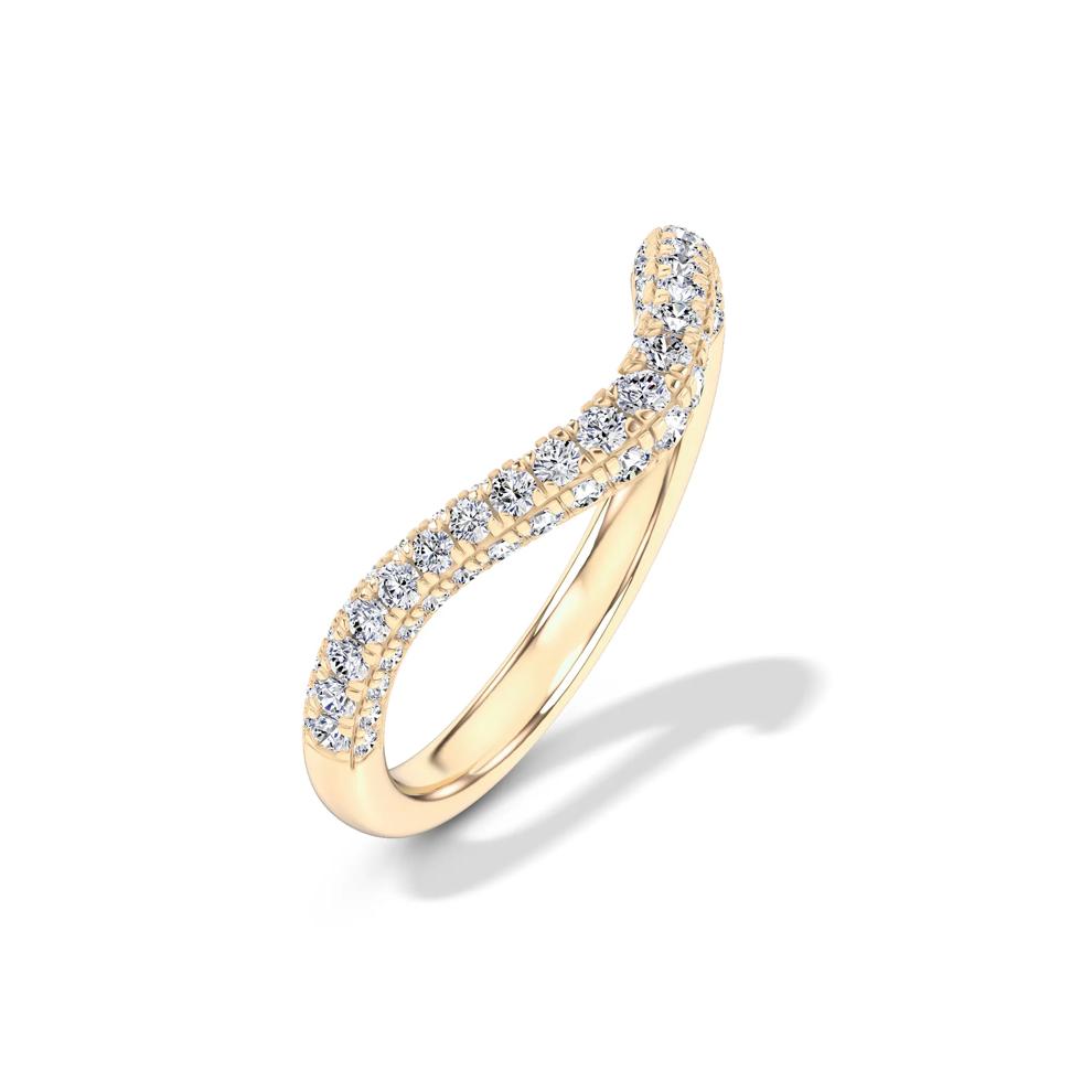 Pink Lab Grown Diamond Pear-Shaped Engagement Set in 14K Yellow Gold (2 5/8 ct. tw.) – Image 6 of 6