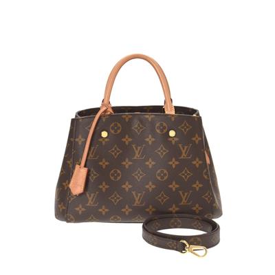 Pre-Owned Louis Vuitton Montaigne BB Top Handle Bag