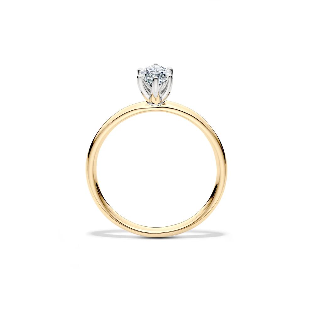 Diamond Marquise Solitaire Engagement Ring in 14K Yellow Gold (3/4 ct.) – Image 2 of 5