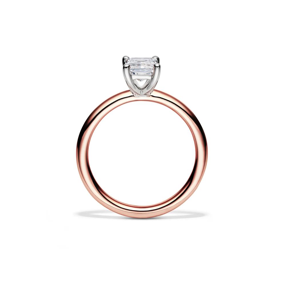 Lab Grown Diamond Radiant-Cut Solitaire Ring in 14K Rose Gold (1 ct.) – Image 2 of 5