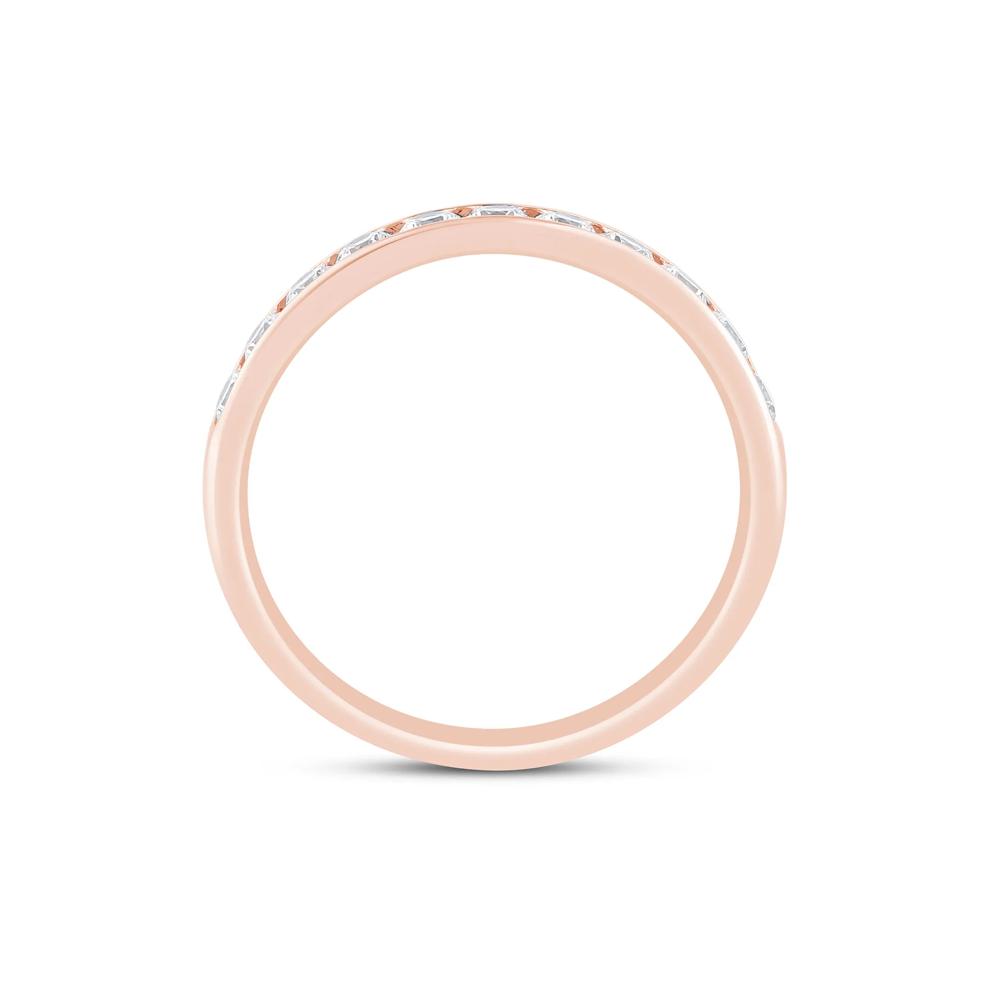 Lab Grown Diamond Channel-Set Band in 14K Rose Gold (1/2 ct. tw.) – Image 2 of 3