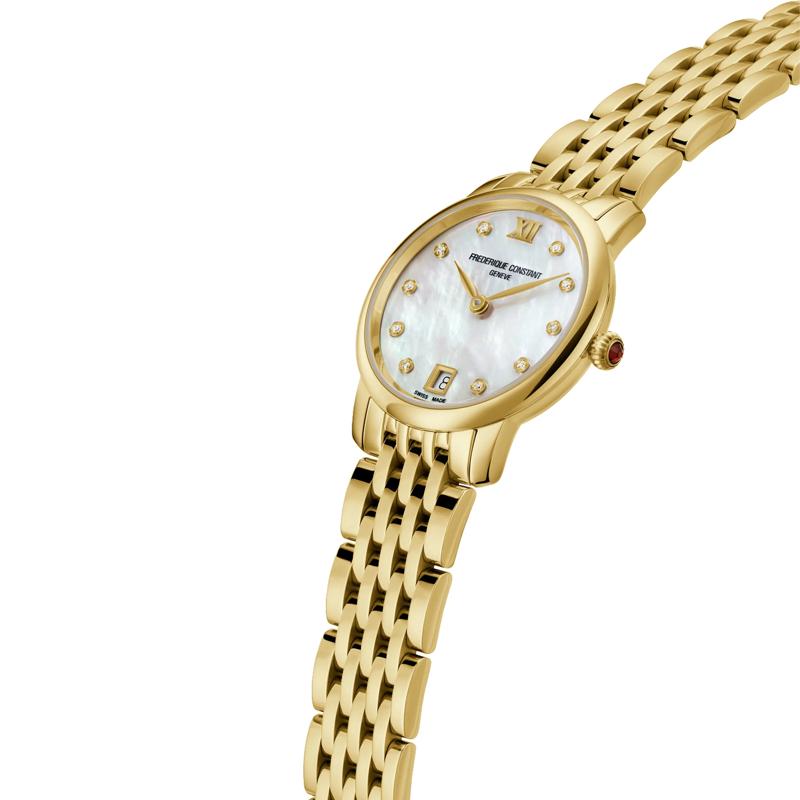 Ladies&#39; Classics Slimline Watch in Gold-Toned Stainless Steel – Image 3 of 3