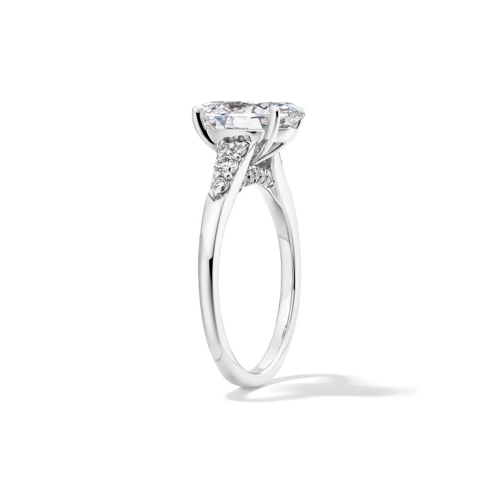 Lab Grown Diamond Engagement Ring in 14K White Gold (2 3/4 ct. tw) – Image 3 of 4