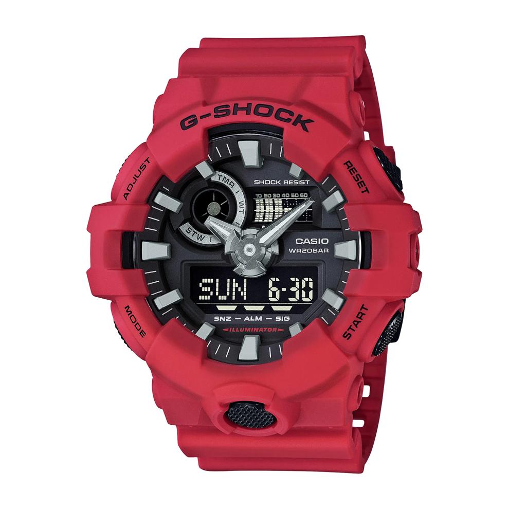 GA-700 Men&rsquo;s Watch in Red Resin – Image 1 of 1