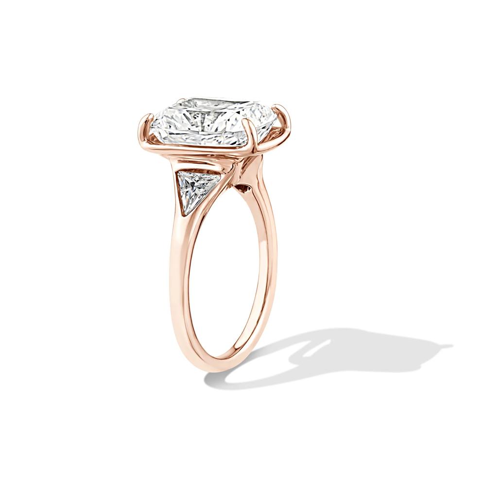 Lab Grown Diamond Engagement Ring in 14K Rose Gold (6 1/2 ct. tw.) – Image 3 of 4