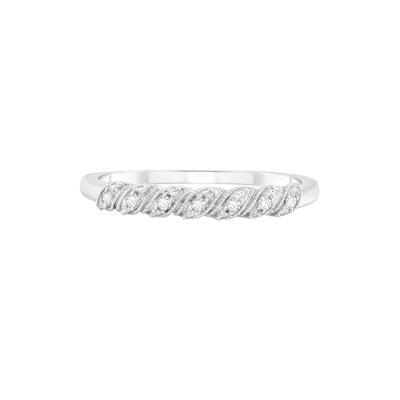 Diamond Accent Twist Stack Band in 10K Gold