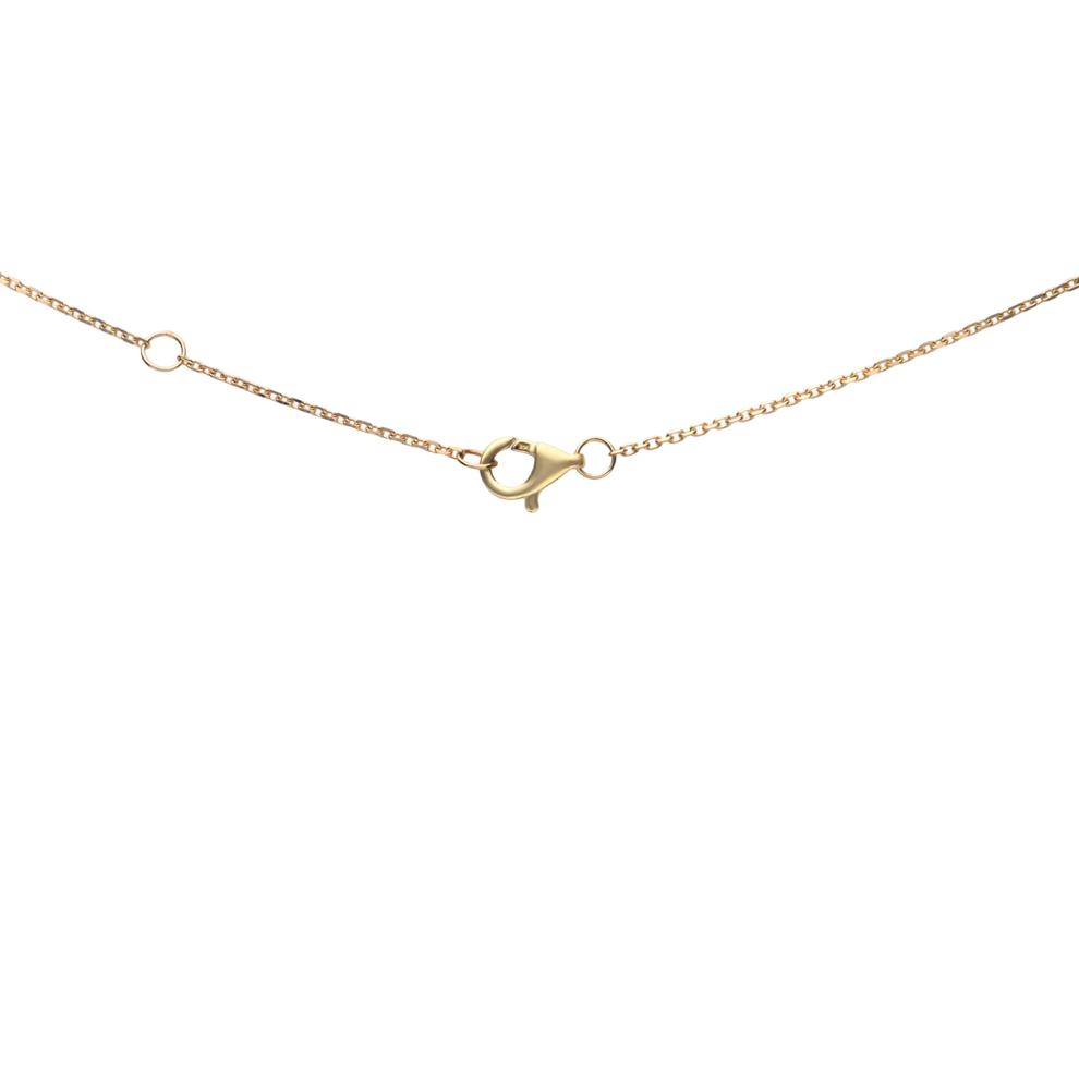 Pink Tourmaline &amp; Diamond Pendant Necklace in 14K Yellow Gold (5/8 ct. tw.) – Image 4 of 4