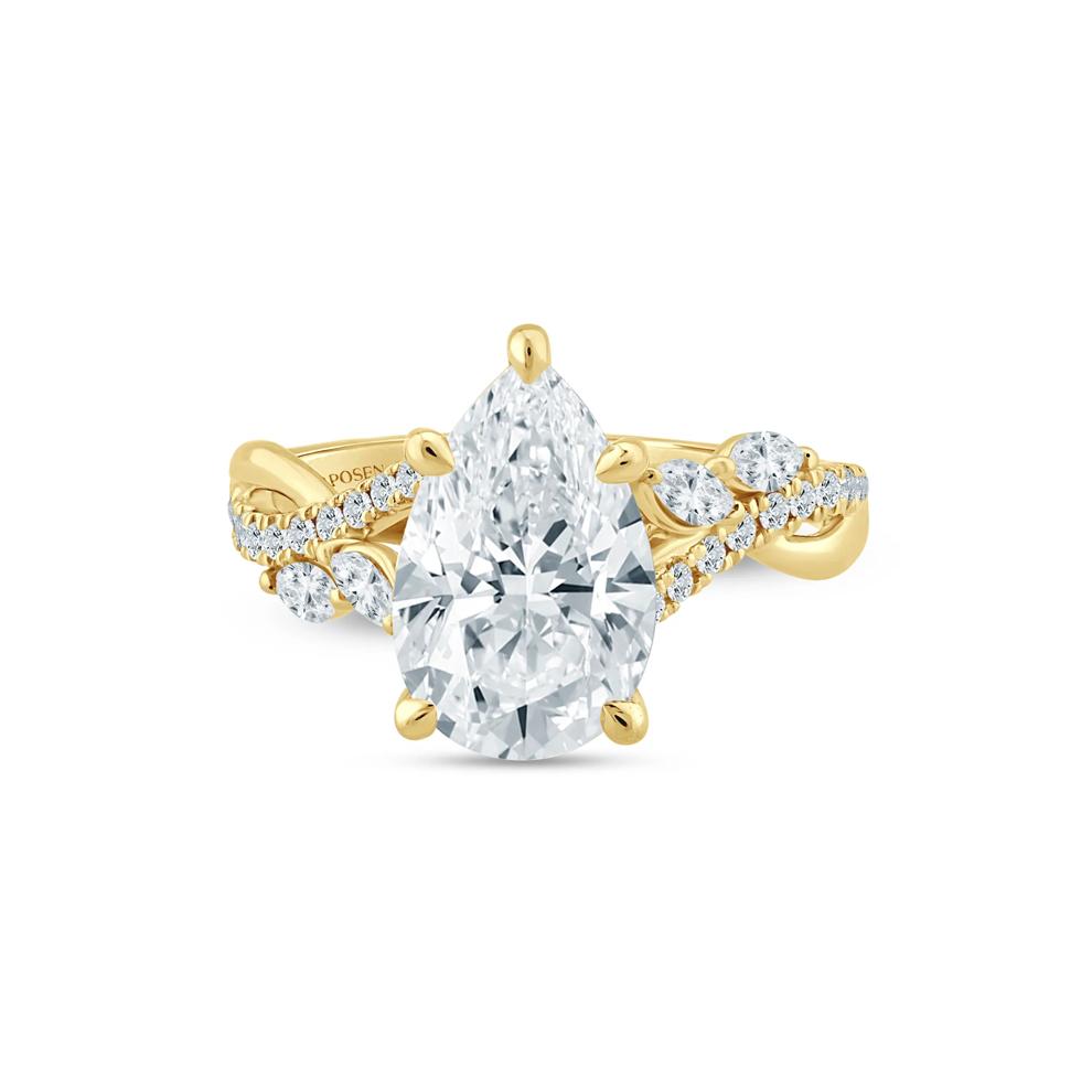 Leah Lab Grown Diamond Engagement Ring in 14K Yellow Gold (3 1/3 ct. tw.) – Image 1 of 3