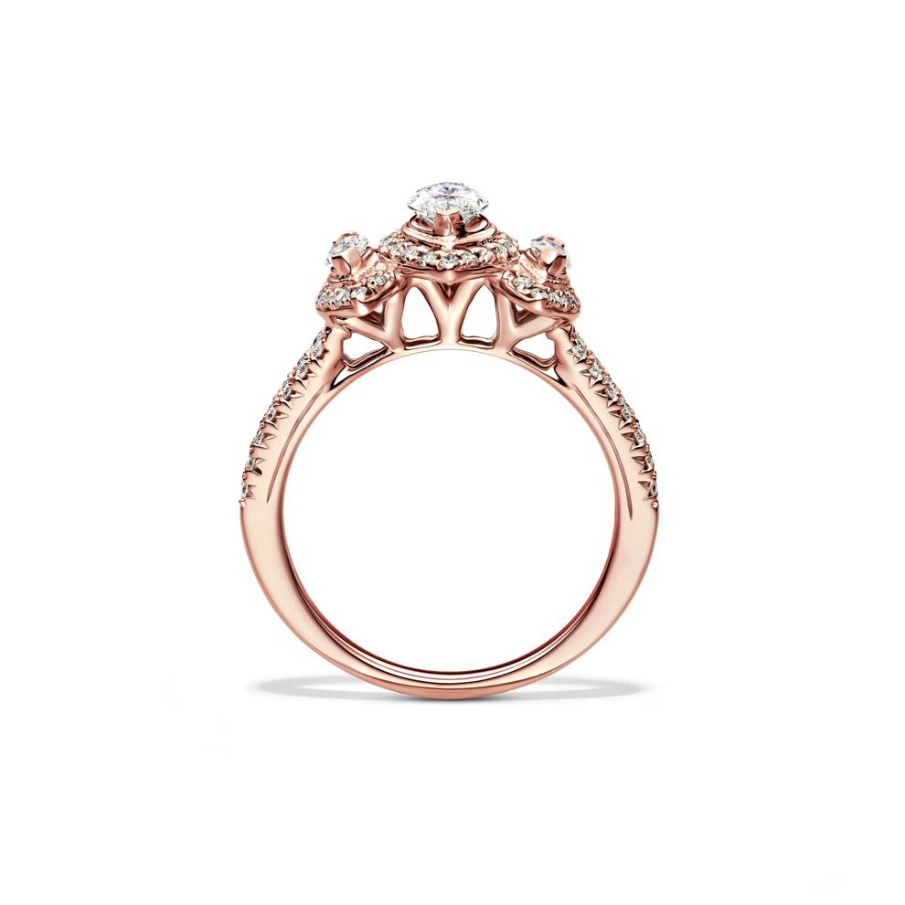 Lab Grown Diamond Marquise Engagement Ring in 10K Rose Gold (1 ct. tw.) – Image 2 of 4