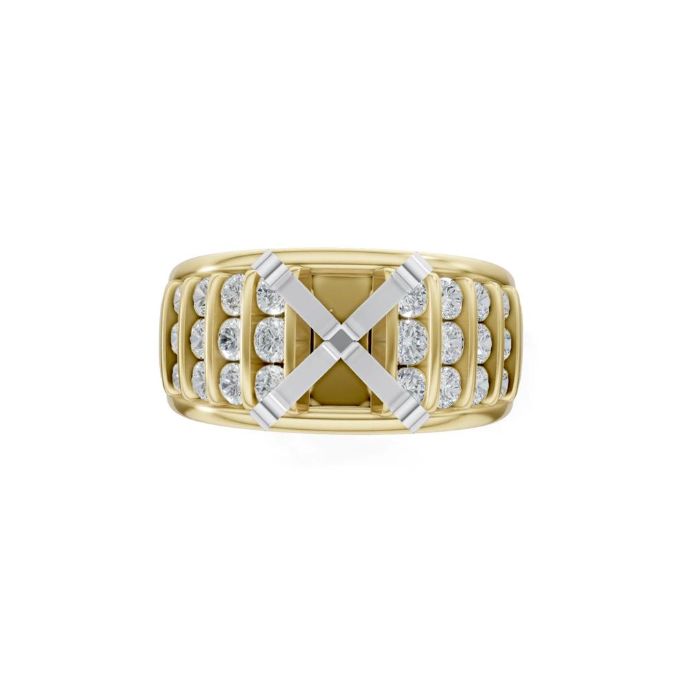 Lab Grown Diamond Semi-Mount Ring in 14K Yellow Gold (1 ct. tw.) (Setting Only) – Image 1 of 8