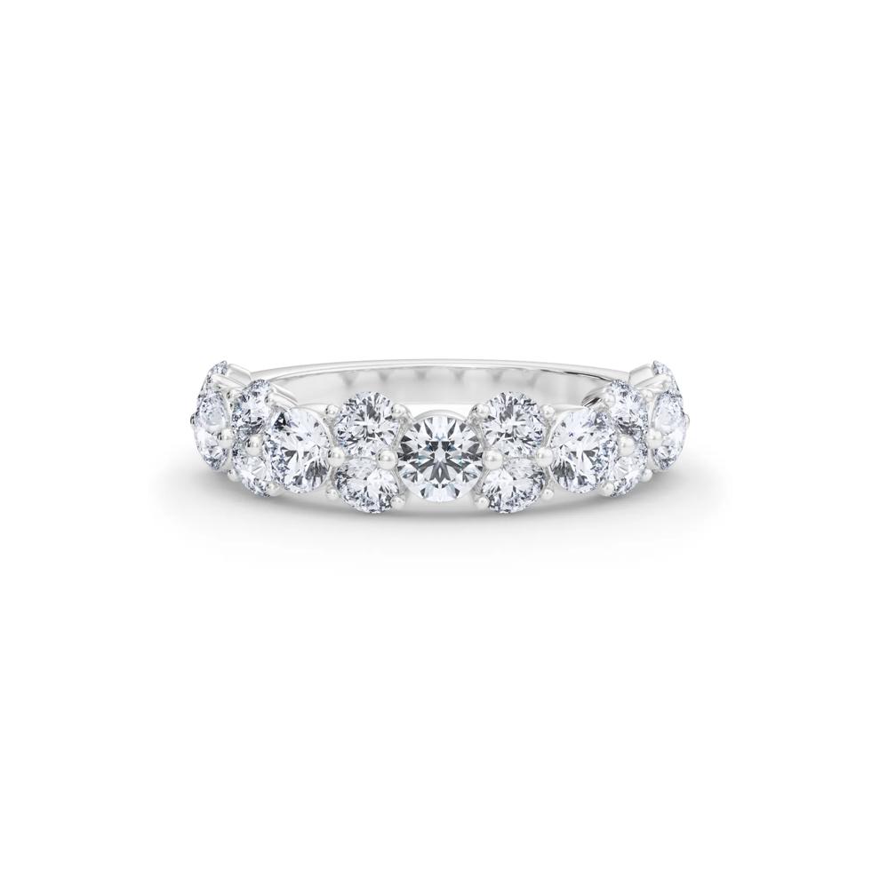  Lab Grown Diamond Anniversary Band in 14K White Gold (2 ct. tw.) – Image 1 of 5