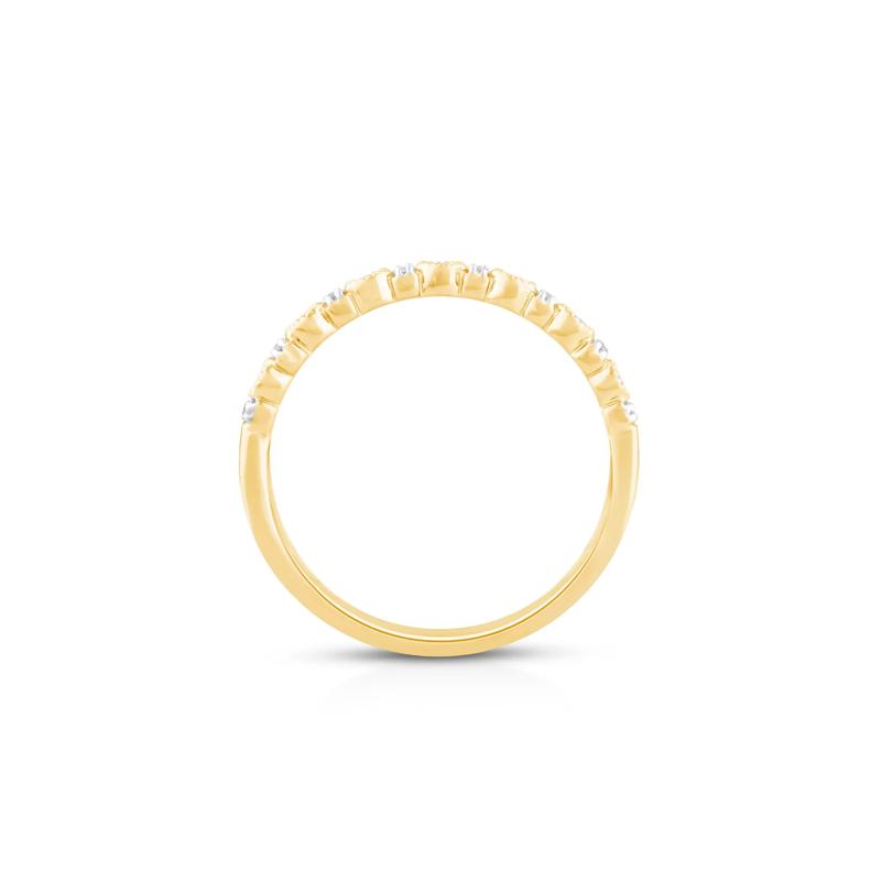 Diamond Stack Band in 10K Yellow Gold &#40;1/7 ct. tw.&#41; – Image 2 of 3