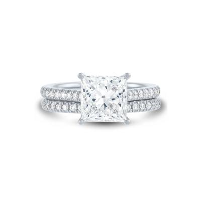 Lab Grown Diamond Wedding Set in 14K Gold (3 ½ ct. tw.)