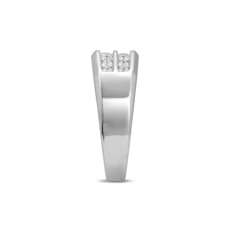 Men's 3/4 ct. tw. Diamond Band in 10K White Gold – Image 3 of 3