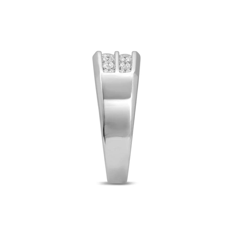 Men's 3/4 ct. tw. Diamond Band in 10K White Gold – Image 3 of 3