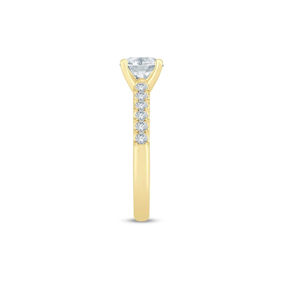 Lab Grown Diamond Semi-Mount Ring in 14K Yellow Gold (1/2 ct. tw.) – Image 5 of 6