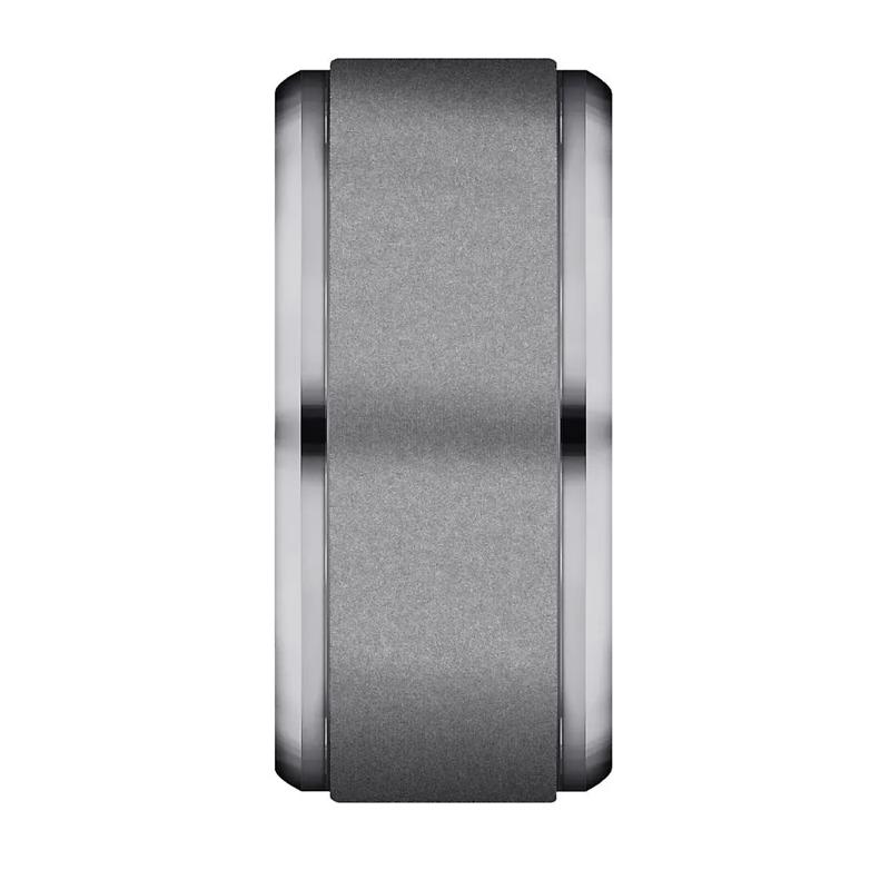 Men&#39;s Matte Band in Tantalum, 9MM – Image 3 of 3