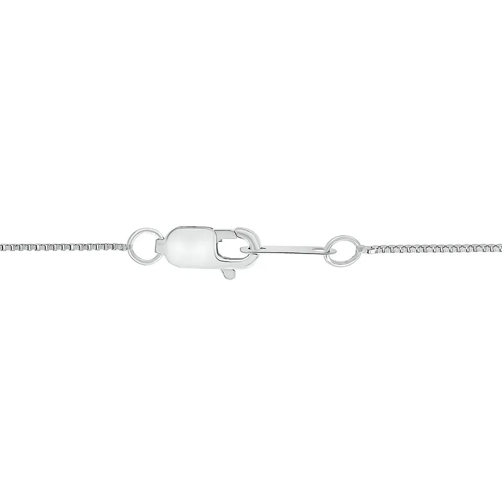 Diamond Accent Cancer Disc Pendant in Sterling Silver and 10K Yellow Gold  – Image 3 of 3