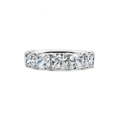 Lab Grown Diamond Five-Stone Square Anniversary Band in 14K Gold