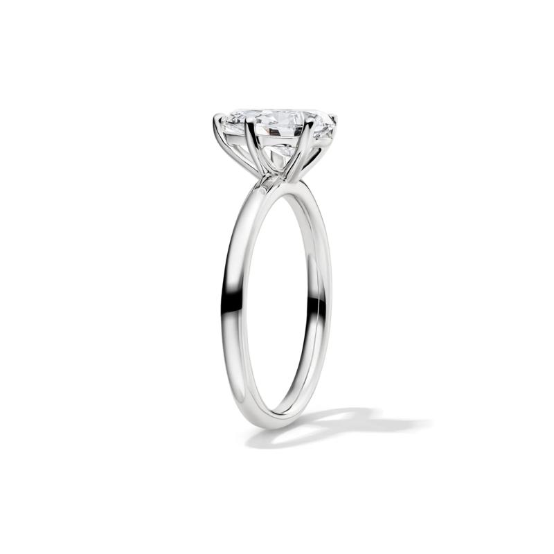 Lab Grown Diamond Pear-Shaped Solitaire Engagement Ring in 14K White Gold &#40;1 1/2 ct.&#41; – Image 3 of 4
