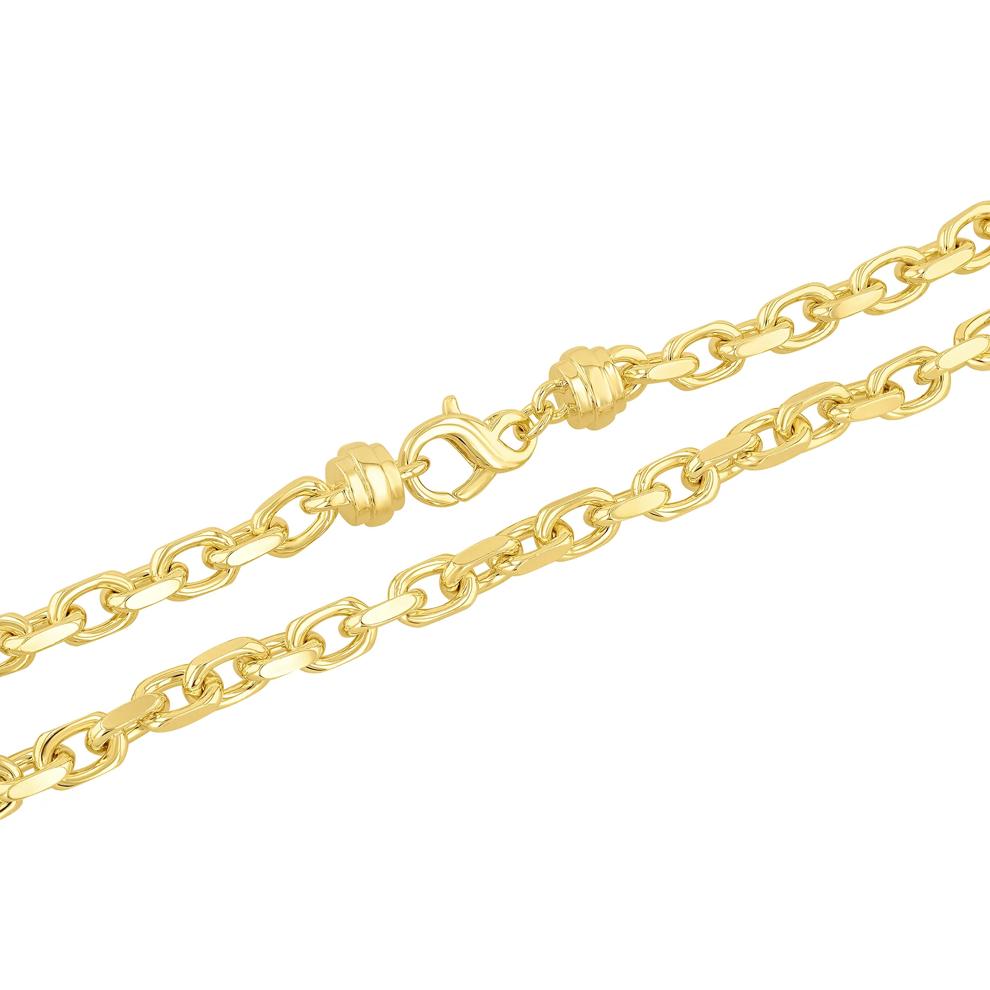 Men's Anchor Chain in Vermeil, 6MM, 20" – Image 2 of 3