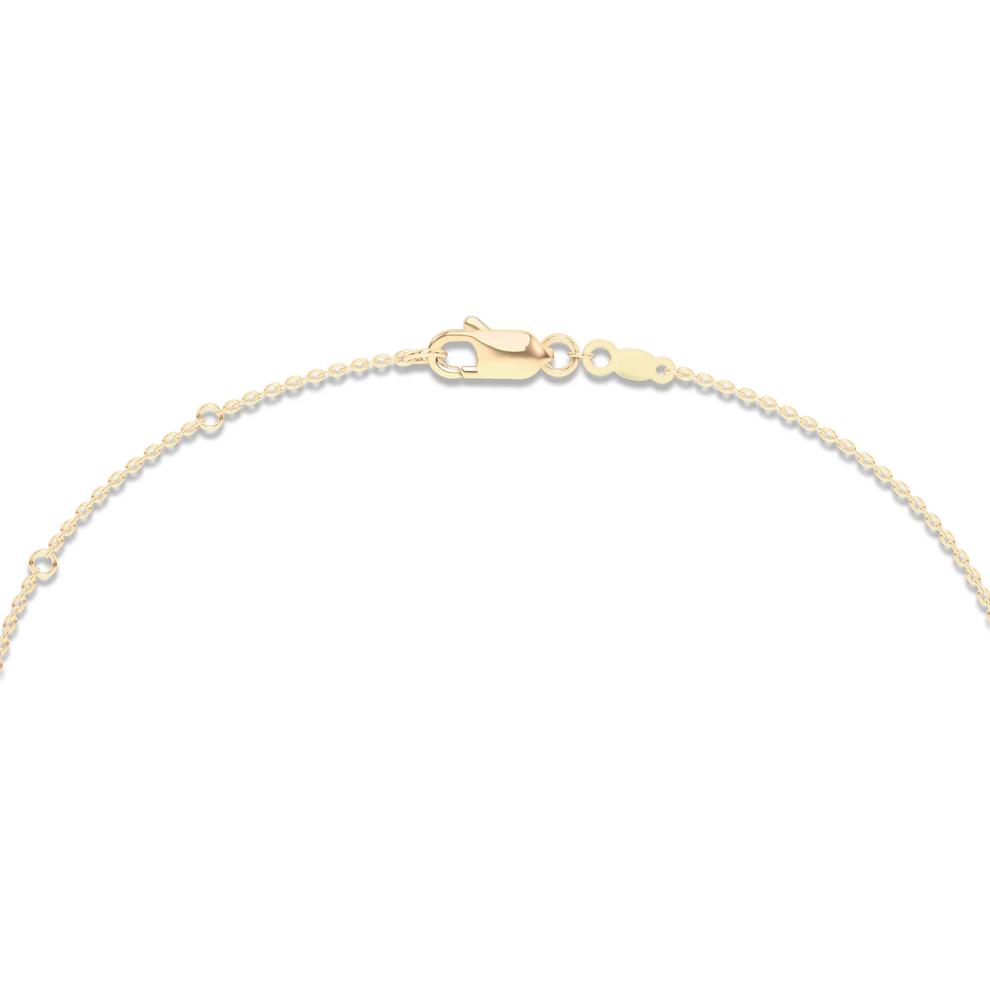 Lab Grown Diamond Pear-Shaped Drop Pendant Necklace in 14K Yellow Gold (3 ct. tw.) – Image 2 of 4