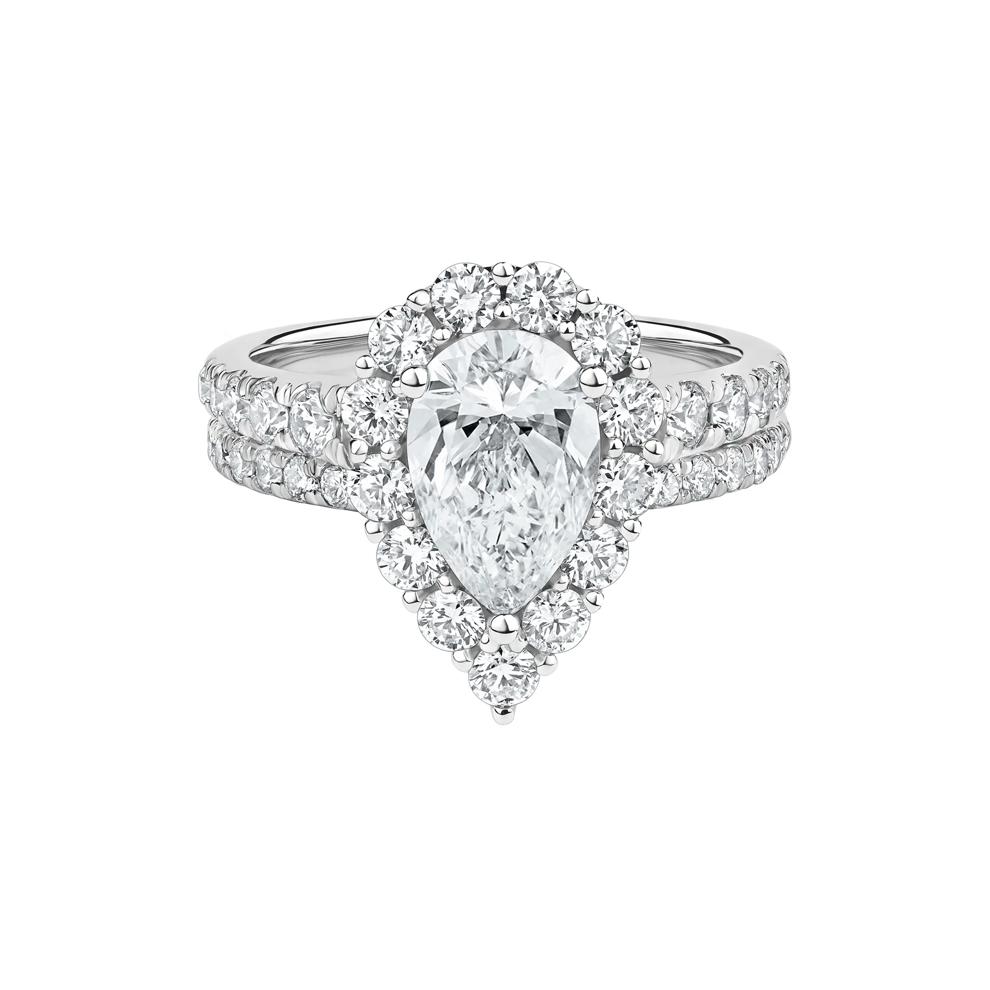 Alexis Lab Grown Diamond Engagement Set in 14K White Gold (3 1/4 ct. tw.) – Image 1 of 5