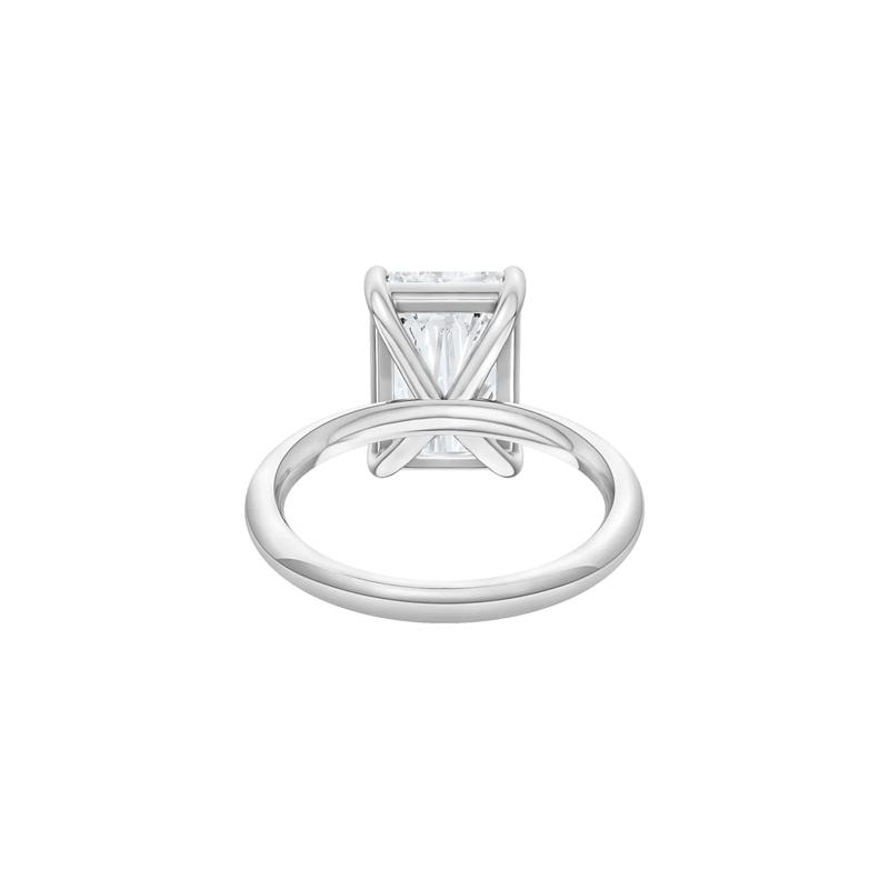 Lab Grown Diamond Radiant-Cut Solitaire Ring in Platinum &#40;5 ct.&#41; – Image 4 of 4