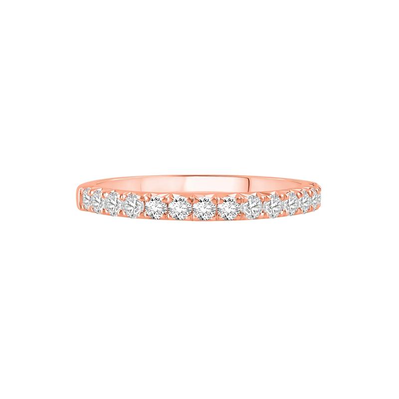 Lab Grown Diamond Anniversary Band in 14K Rose Gold &#40;1/2 ct. tw.&#41; – Image 1 of 3