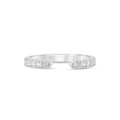 Lab Grown Diamond Open Band in 14K White Gold (5/8 ct. tw.)