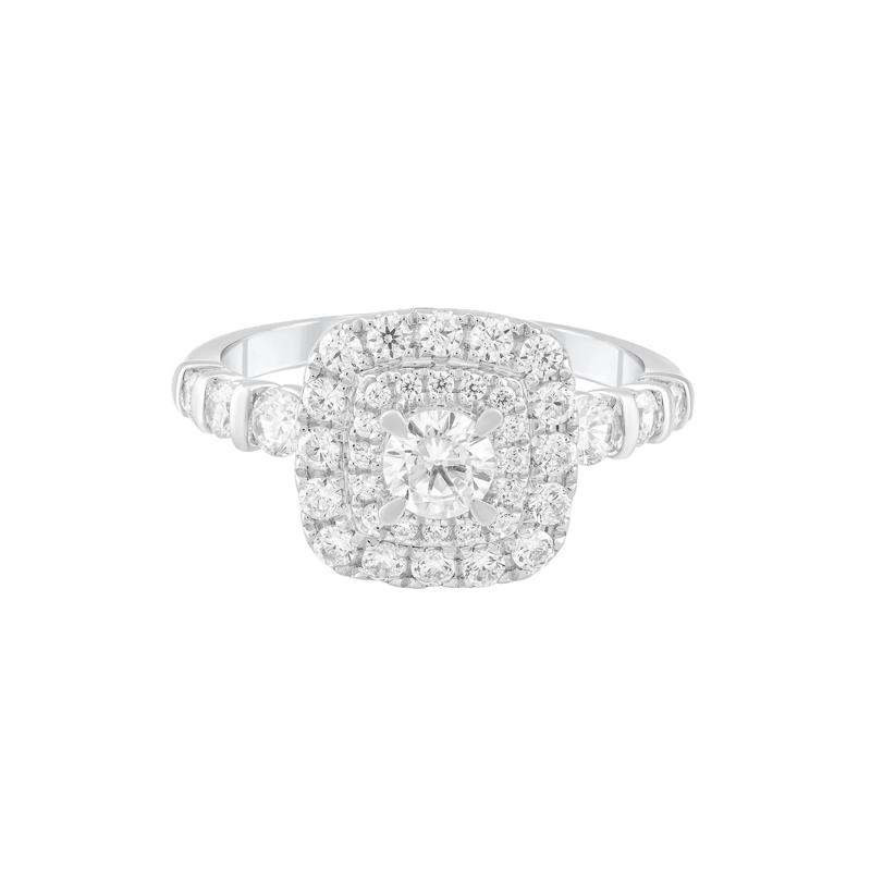 Diamond Engagement Ring in 14K White Gold &#40;1 1/4 ct. tw.&#41; – Image 1 of 3