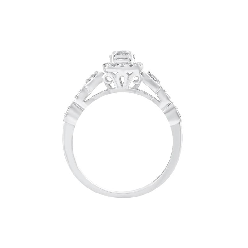 Diamond Engagement Ring in 10K White Gold (1/4 ct. tw.) – Image 2 of 3
