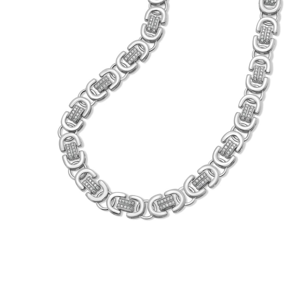 Men's Diamond Necklace in Sterling Silver (2 1/2 ct. tw.) – Image 4 of 4