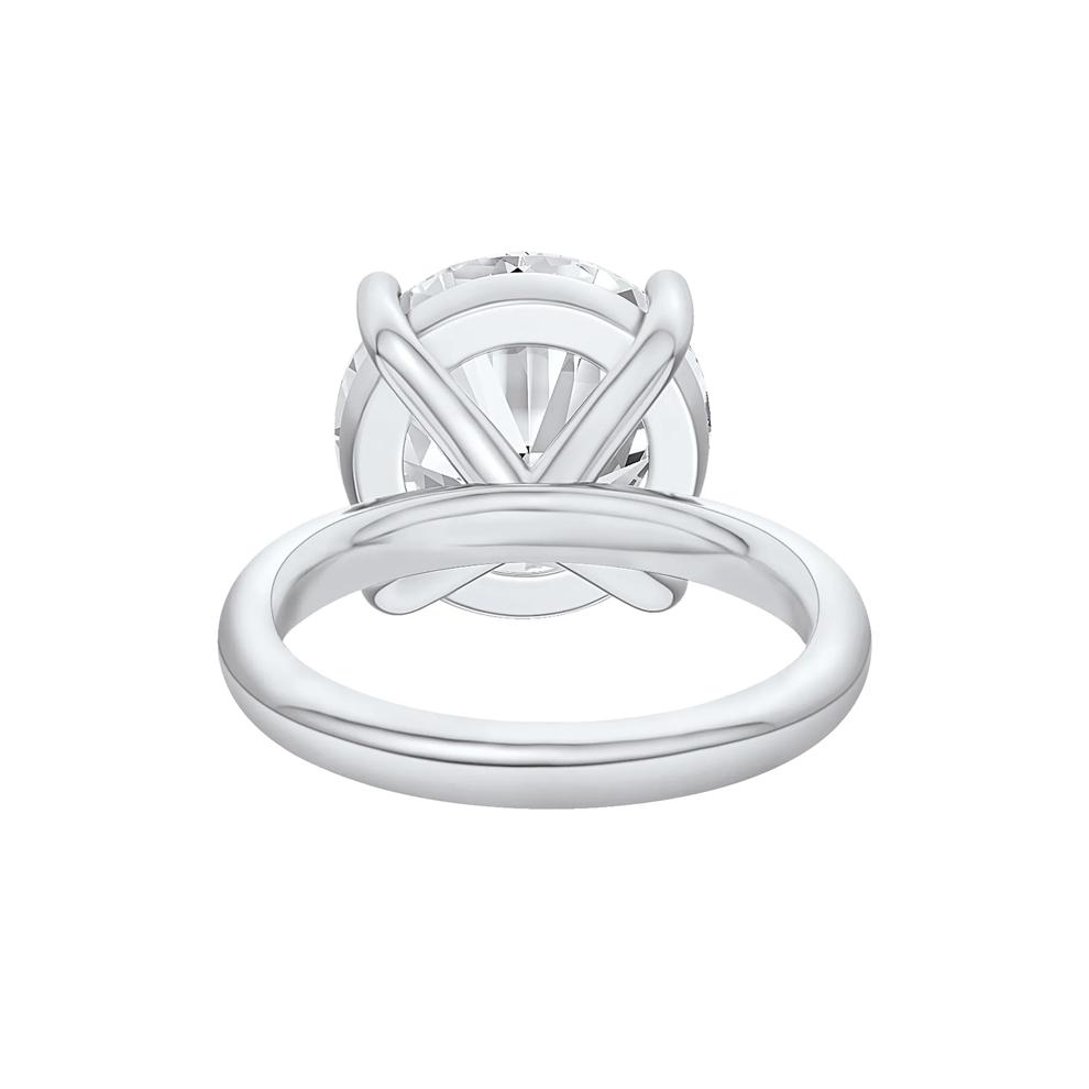 Lab Grown Diamond Round Solitaire Ring in Platinum (9 ct.) – Image 5 of 5