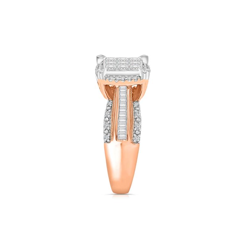 Composite Diamond Engagement Ring in 10K Rose Gold &#40;1 ct. tw.&#41; – Image 3 of 3